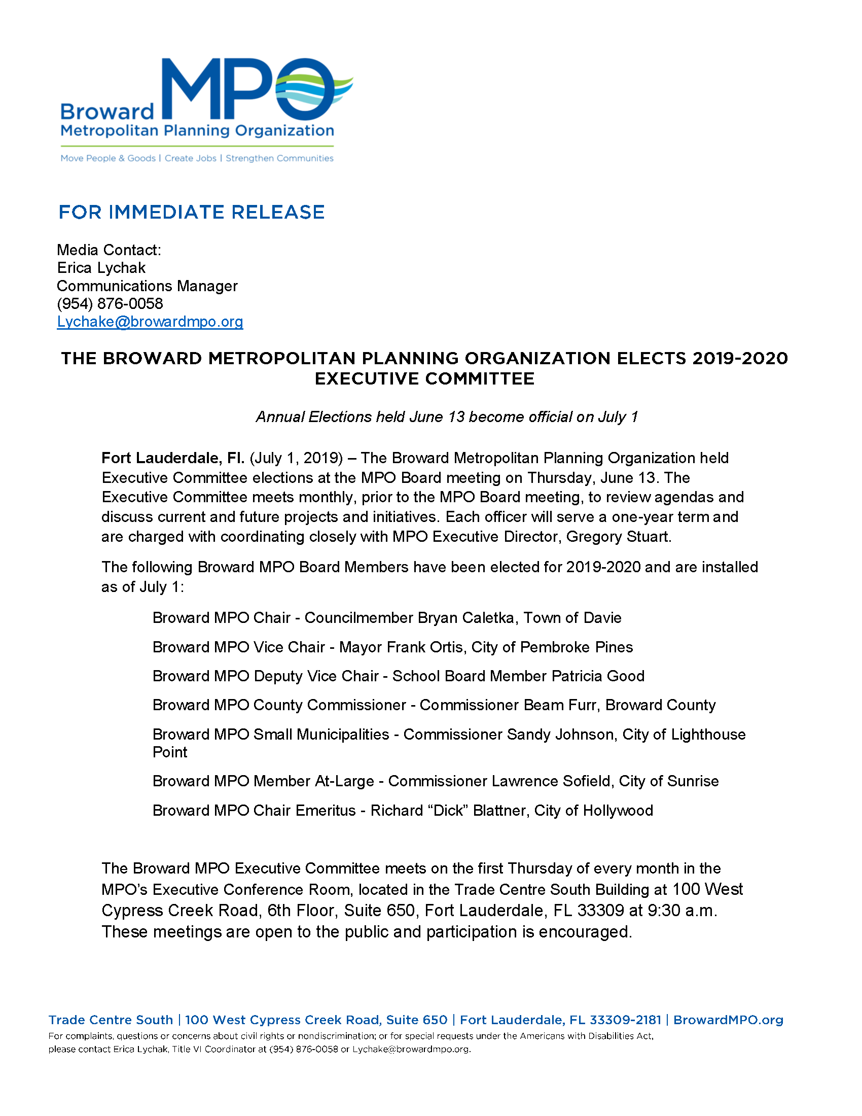 20190791 Executive Committee press release Page 1