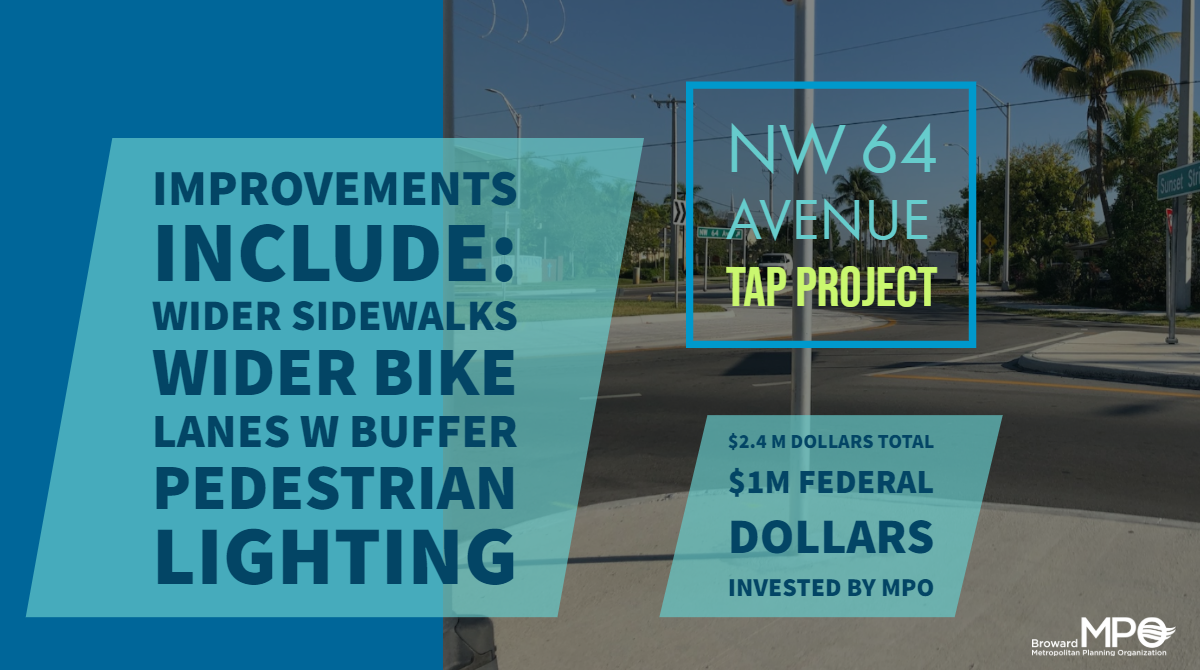The NW 64 Avenue Project in Sunrise is now completed!
