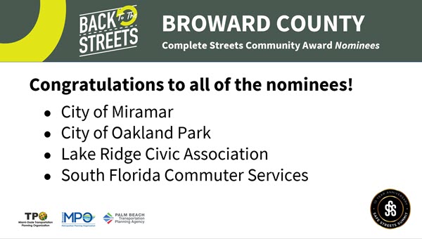 Broward Community Award Nominees