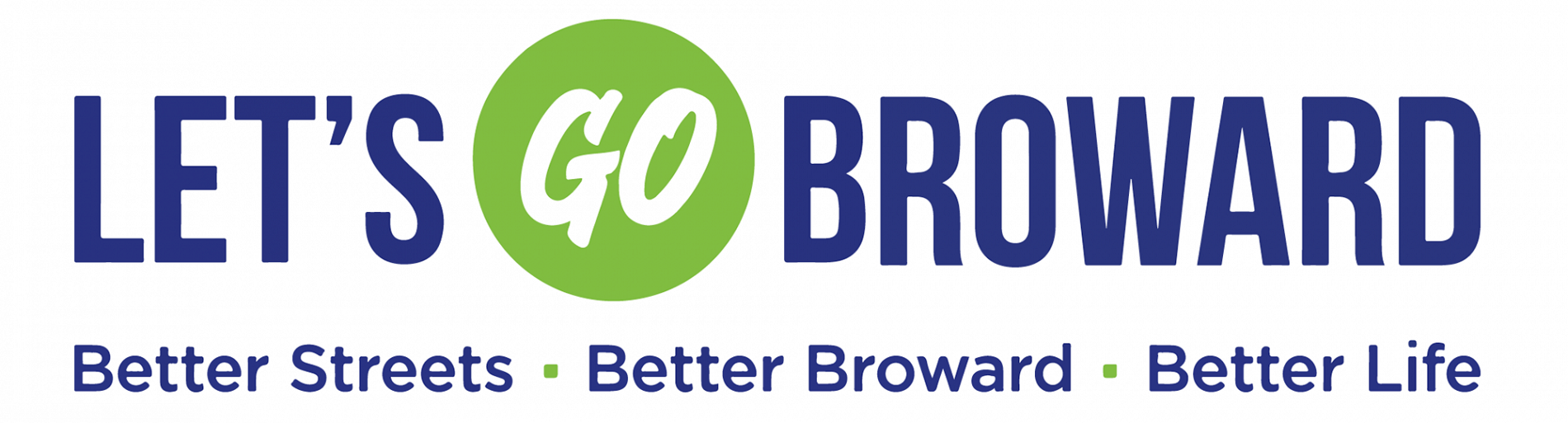 Lets Go Broward White logo